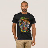 ジャガーアステカマスク Tシャツ (正面フル)