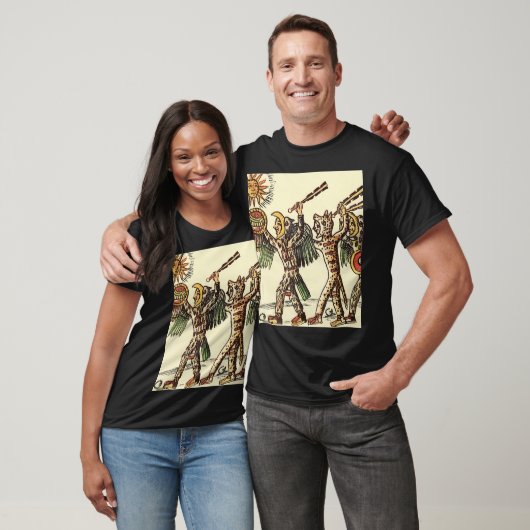 ジャガーアステカ戦士メキシコの歴史 Tシャツ (ユニセックス)
