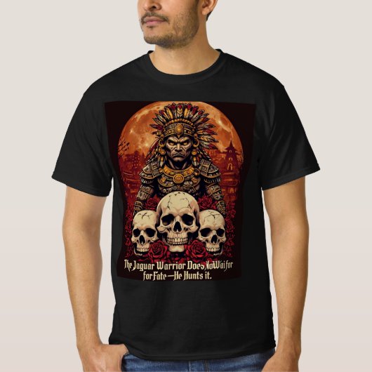 ジャガーアステカ戦士 Tシャツ (正面)