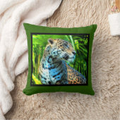 ジャガーインオブザツリーズ装飾用クッション クッション (ブランケット)