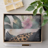 ジャガーウォーターカラーフローラアート 薄葉紙 (ギフト)