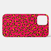 ジャガーカラフルの皮膚のシームレスな模様、動物芸術 Case-Mate iPhoneケース (裏面 (横))