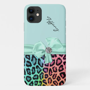 ジャガーカラフルプリント iPhone 11 ケース
