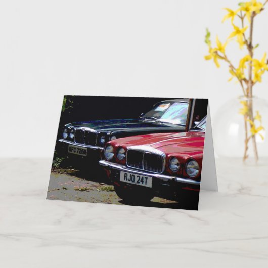 ジャガーカー カード (黄色い花)