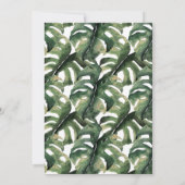 ジャガージャングルアニマルプリントワイルド30歳の誕生日 招待状 (裏面)