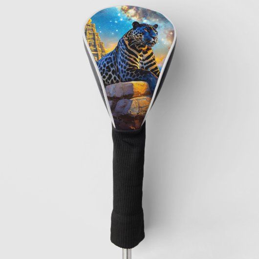 ジャガースターガーザーデザインバイリッチアムンギル ゴルフヘッドカバー (正面)