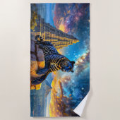 ジャガースターガーザーデザインバイリッチアムンギル ビーチタオル (正面)