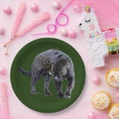 ジャガーディアブログリーン大紙プレート ペーパープレート (パーティー)