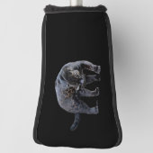 ジャガーディアブロブラックゴルフクラブパターカバー ゴルフヘッドカバー (回転90)