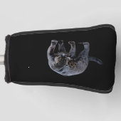 ジャガーディアブロブラックゴルフクラブパターカバー ゴルフヘッドカバー (正面)