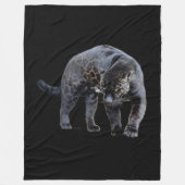 ジャガーディアブロブラックフリースブランケット フリースブランケット (正面)