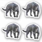 ジャガーディアブロ4小コンターシール シール (正面)