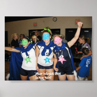 ジャガーバレーボール上級夜 ポスター