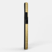 ジャガーパターンラグジュアリーブラック&金ゴールドアニマルプリント Case-Mate iPhoneケース (裏面/右)