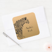 ジャガーパーソナライズされたこの本は次のものだ スクエアシール (封筒)