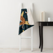 ジャガーパームズシームレスヴィンテージパターン シェルパブランケット (インサイチュ)