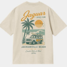 ジャガービーチクラブ ジャクソンビル フロリダ レトロTシャツ