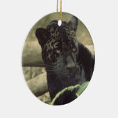 ジャガーブラックパンサーアート セラミックオーナメント (右)