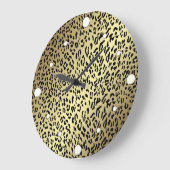 ジャガープリントウォールクロック ラージ壁時計 (傾斜)