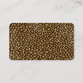 ジャガープリントパターン 名刺 (裏面)