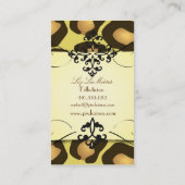 ジャガープリント名刺 名刺 (裏面)