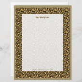 ジャガープリント レターヘッド (正面/裏面)