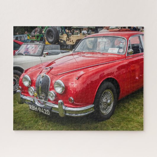 ジャガーマーク2ラグジュアリースポーツサロンカー ジグソーパズル (横)