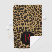 ジャガーモノグラムのパターン ゴルフタオル (インサイチュ)