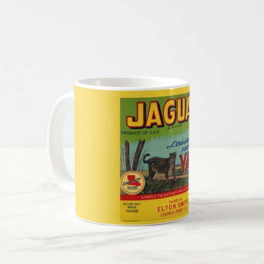 ジャガーヤムラベル コーヒーマグ コーヒーマグカップ (正面左)