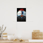 ジャガーリーパーリーピング猫 ポスター (キッチン)