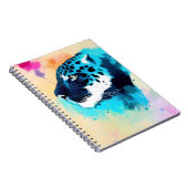 ジャガーワイルド自然アニマルカラーアート絵画ズ ノートブック (右側)