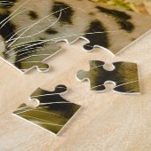 ジャガー大きな猫。 ジグソーパズル (側面)