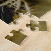 ジャガー大きな猫。ジグソーパズル ジグソーパズル (側面)