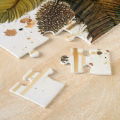 ジャガー威厳のあるサンセットジャングル鮮やか自然 ジグソーパズル (側面)