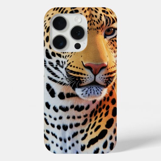 ジャガー威厳のある-素晴らし大きな猫ワイルドライフアート Case-Mate iPhoneケース (裏面)
