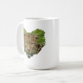 ジャガー強度ハート コーヒーマグカップ (正面左)