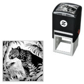 ジャガー植物林ジャングル セルフインキングスタンプ (インサイチュ)