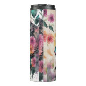 ジャガー水カラーフローラアートワーク平面カード タンブラー (裏面)