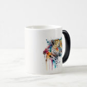 ジャガー水彩色 モーフィングマグカップ (正面右)