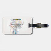 ジャガー水彩色 ラゲッジタグ (裏面横)