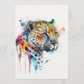 ジャガー水彩色 招待状 (裏面)