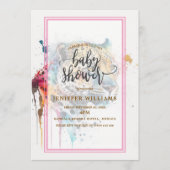 ジャガー水彩色 招待状 (正面)