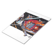 ジャガー着物宇宙マリーン大きな無地ノート! ノートパッド (アングル)