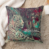 ジャガー素晴らしルパーソナライズされた クッション (ブランケット)