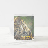 ジャガー縦断 フロストグラスマグカップ (正面左)