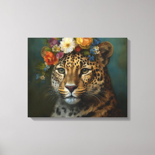 ジャガー花 キャンバスプリント (正面)