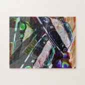 ジャガー車コラージュパズル ジグソーパズル (横)