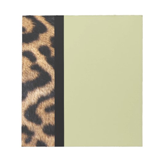 ジャガー の 毛皮 フォトプリント ノートパッド (正面)
