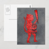 ジャガー・ウォリアー・ハガキ ポストカード (正面/裏面)