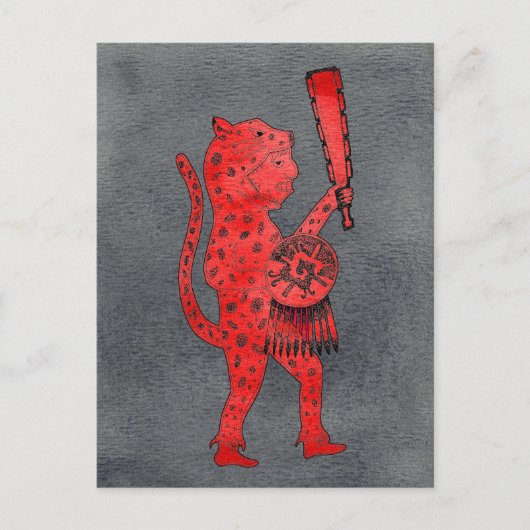 ジャガー・ウォリアー・ハガキ ポストカード (正面)